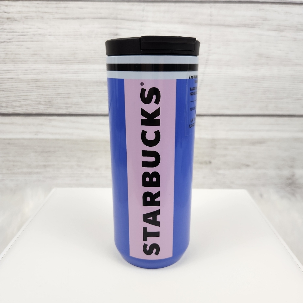 Starbucks Target Exclusive Pink and Blue Vacuum Insulated Tumbler 12 oz